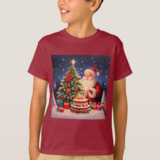 Weihnachten Geburtstag 10 T-Shirt (Vorderseite)