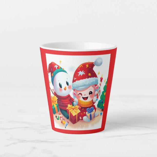 Weihnachten - Geburtstag 5 Milchtasse (Vorderseite)