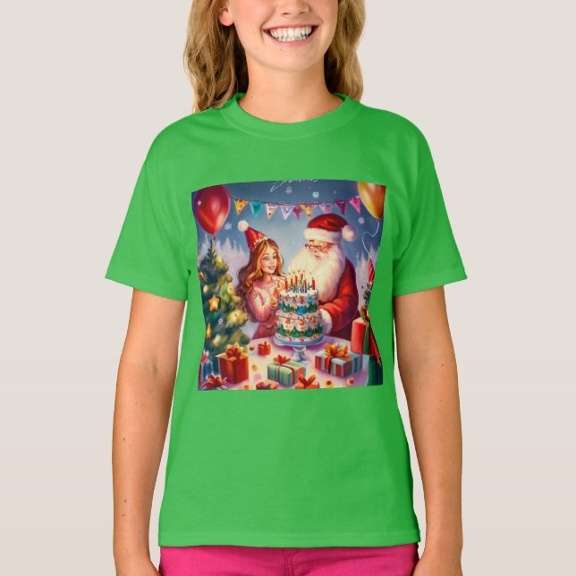 Weihnachten - Geburtstag 8 T-Shirt (Vorderseite)
