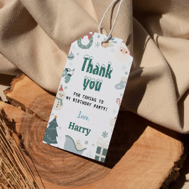 Weihnachten Geburtstagsparty Dankeschön für das Ge Geschenkanhänger