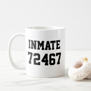 Weihnachten Gegenwart Idee Funny Novelty INMATE 72 Kaffeetasse
