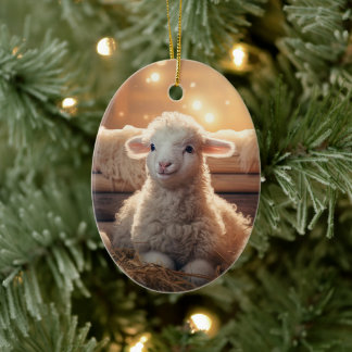 Weihnachten, Geschenk für Bauernfreunde Keramik Ornament