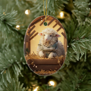 Weihnachten, Geschenk für Bauernfreunde Keramik Ornament