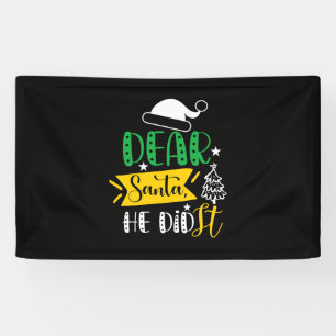 Weihnachten Geschenk Liebe Weihnachtsmann hat es g Banner
