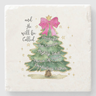 Weihnachten Geschenk und er wird frohe Weihnachten Steinuntersetzer
