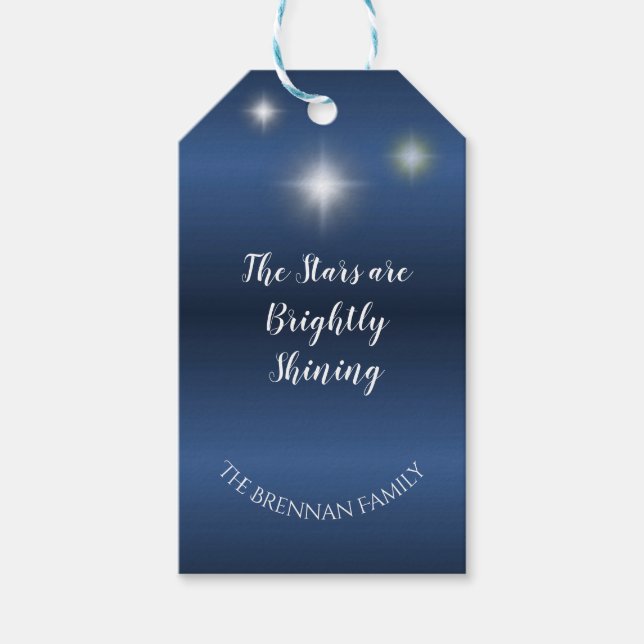 Weihnachten Geschenkanhänger (Vorderseite)