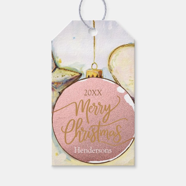 Weihnachten Geschenkanhänger (Vorderseite)