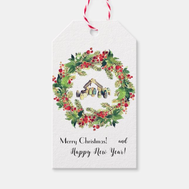 Weihnachten Geschenkanhänger (Vorderseite)