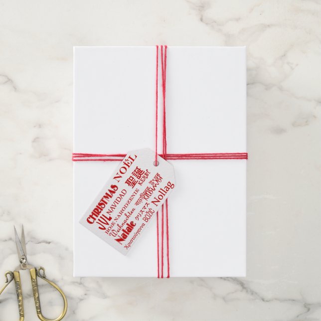 Weihnachten Geschenkanhänger (Mit Garn)