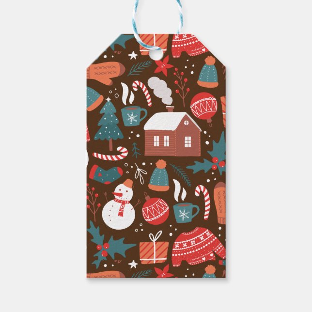 Weihnachten Geschenkanhänger (Vorderseite)