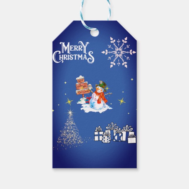 Weihnachten Geschenkanhänger (Vorderseite)