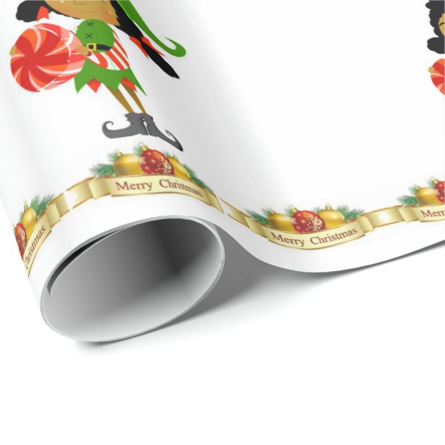 Weihnachten Geschenkpapier (Rolleneckpunkt)