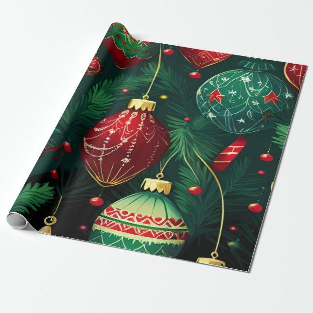 Weihnachten Geschenkpapier (Ungerollt)