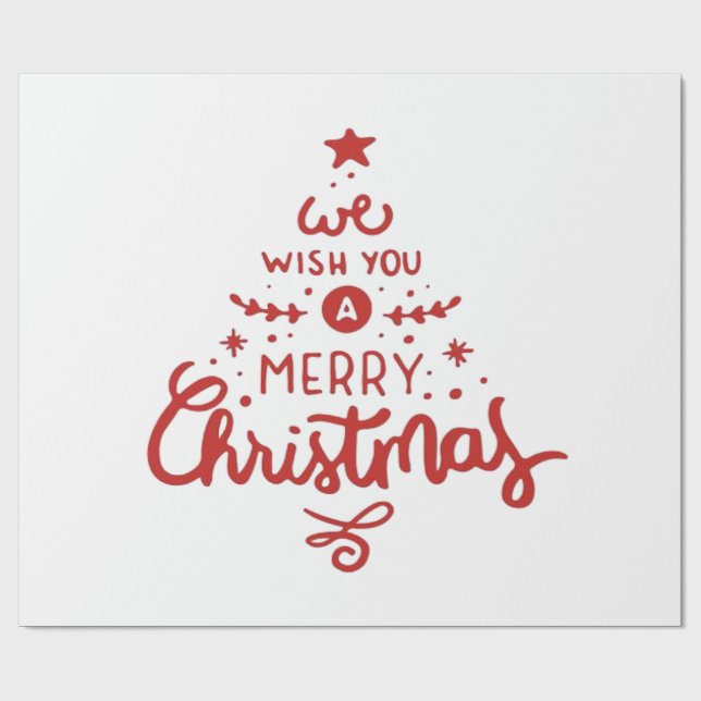Weihnachten  geschenkpapier (Flach)