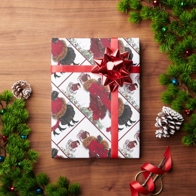 Weihnachten Geschenkpapier (Feiertagsgeschenk)