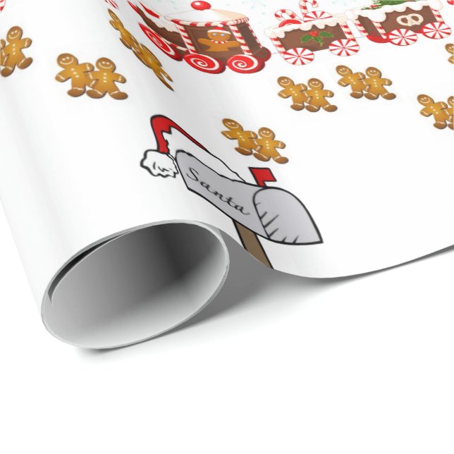 Weihnachten Geschenkpapier (Rolleneckpunkt)