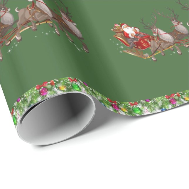 Weihnachten Geschenkpapier (Rolleneckpunkt)
