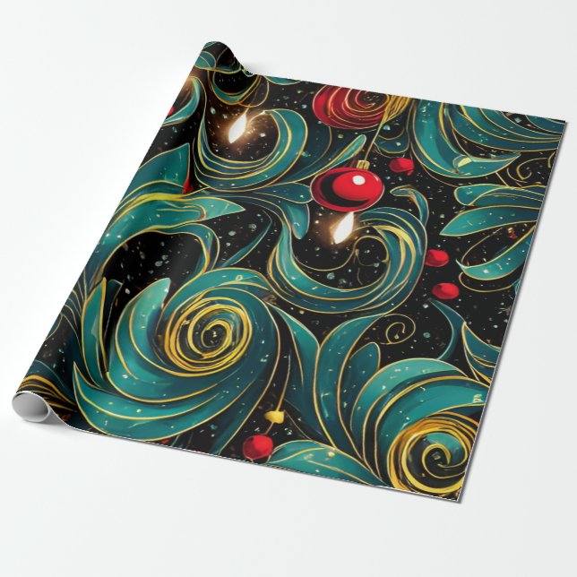 Weihnachten Geschenkpapier (Ungerollt)