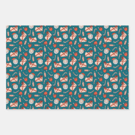 Weihnachten Geschenkpapier Set