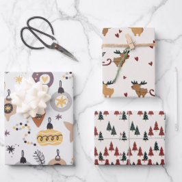 Weihnachten Geschenkpapier Set