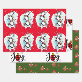 Weihnachten Geschenkpapier Set