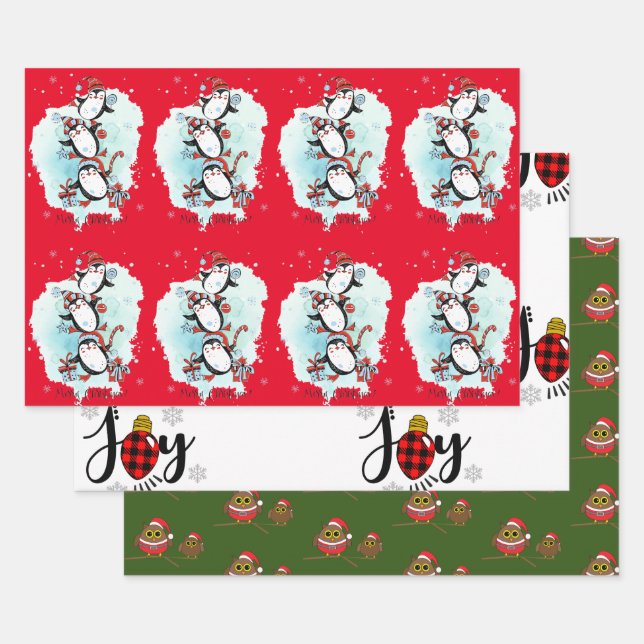 Weihnachten Geschenkpapier Set (Set)