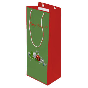 Weihnachten Geschenktüte Für Weinflaschen