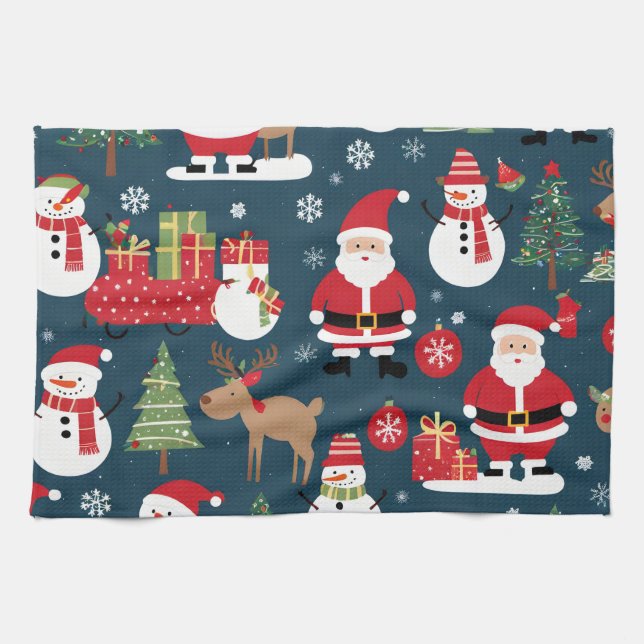 Weihnachten Geschirrtuch (Horizontal)