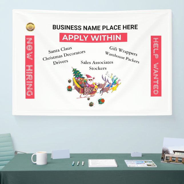 Weihnachten Gewollt Jetzt den Weihnachtsklaus Cust Banner (Messe)