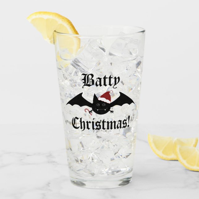 Weihnachten Glas (Vorderseite Ice)