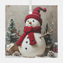 Weihnachten - Glasplatz Ornament Aus Glas