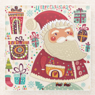 Weihnachten Glasuntersetzer