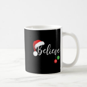 Weihnachten glaube an den Weihnachtsmann lustige X Kaffeetasse