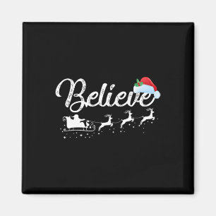 Weihnachten - Glaube an den Weihnachtsmann Magnet