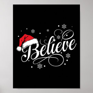 Weihnachten glauben, dass die Familie der Weihnach Poster