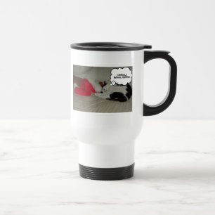 Weihnachten glaubt Kitty Cat Reisebecher