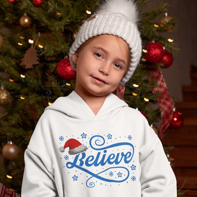 Weihnachten glaubt Weihnachtsmann - Weihnachtsmann Hoodie (Von Creator hochgeladen)