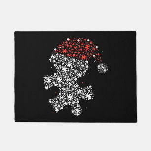 Weihnachten Glitzer Schnee warm Geschenk für Herre Fußmatte