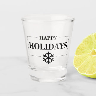 Weihnachten glücklichen Urlaub Custom Geschenk Mer Schnapsglas