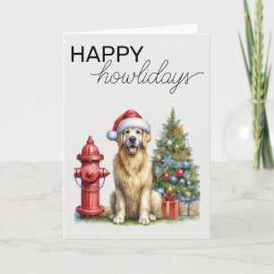 Weihnachten Golden Retriever Karte
