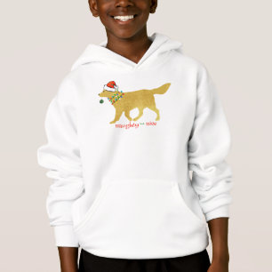 Weihnachten Golden Retriever Naughty, aber Nice Bo Hoodie