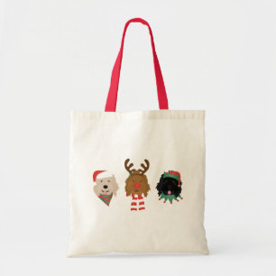 Weihnachten Goldendoodle Hunde Tragetasche