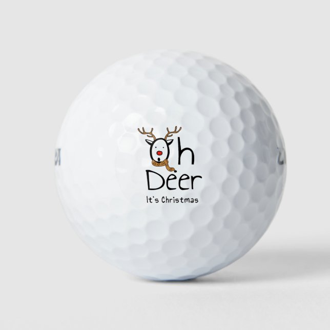 Weihnachten Golfball (Vorderseite)