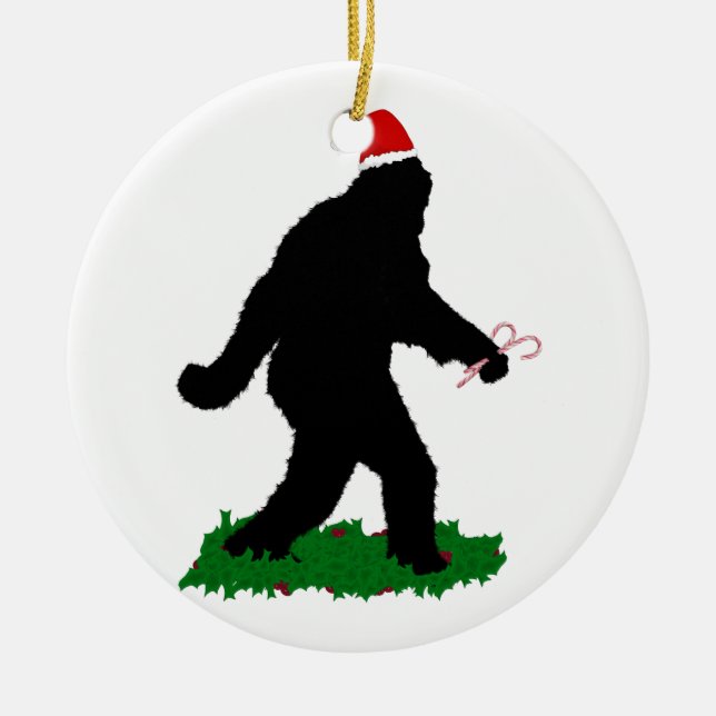 Weihnachten, Gone Squatchin' Keramikornament (Vorne)