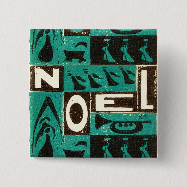 Weihnachten Green Button (Vorderseite)
