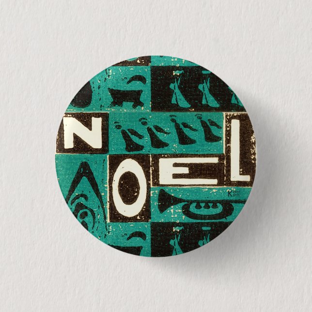 Weihnachten Green Button (Vorderseite)