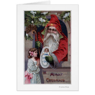 Weihnachten GreetingSanta, das Puppe gibt