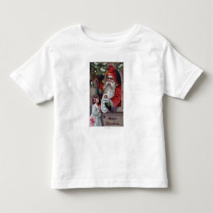Weihnachten GreetingSanta, das Puppe gibt Kleinkind T-shirt