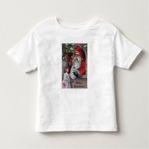 Weihnachten GreetingSanta, das Puppe gibt Kleinkind T-shirt