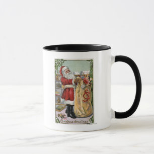Weihnachten GreetingSanta mit großem Sack Tasse